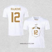 Camiseta Segunda Serbia Jugador Rajkovic 2022