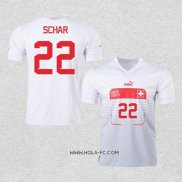 Camiseta Segunda Suiza Jugador Schar 2022