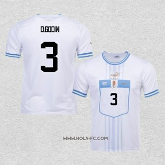 Camiseta Segunda Uruguay Jugador D.Godin 2022