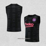 Camiseta de Entrenamiento Barcelona 2022-2023 Sin Mangas Negro