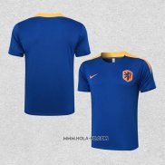 Camiseta de Entrenamiento Paises Bajos 2024-2025 Azul