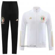 Chandal de Chaqueta del Italia 2023-2024 Blanco