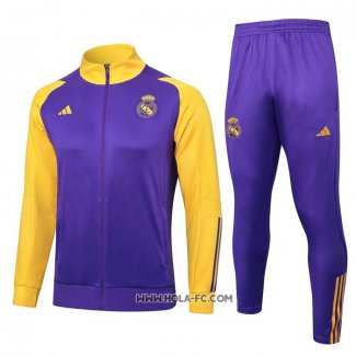 Chandal de Chaqueta del Real Madrid 2023-2024 Purpura