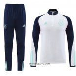 Chandal de Sudadera del Ajax 2023-2024 Blanco