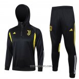 Chandal de Sudadera del Juventus 2023-2024 Nino Negro