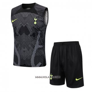 Chandal del Tottenham Hotspur 2022-2023 Sin Mangas Negro