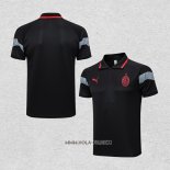 Camiseta Polo del AC Milan 2023-2024 Negro