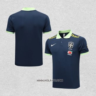 Camiseta Polo del Brasil 2023-2024 Azul