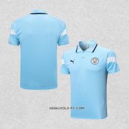 Camiseta Polo del Manchester City 2022-2023 Azul