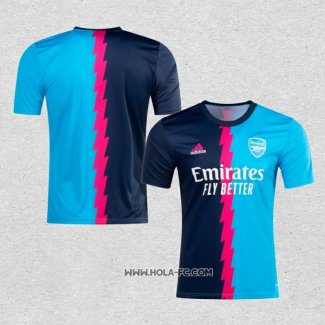 Camiseta Pre Partido del Arsenal 2023 Azul