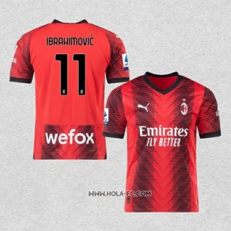 Camiseta Primera AC Milan Jugador Ibrahimovic 2023-2024