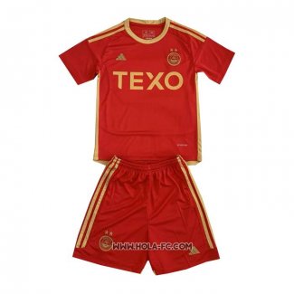 Camiseta Primera Aberdeen 2023-2024 Nino