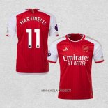 Camiseta Primera Arsenal Jugador Martinelli 2023-2024