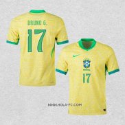 Camiseta Primera Brasil Jugador Bruno G. 2024