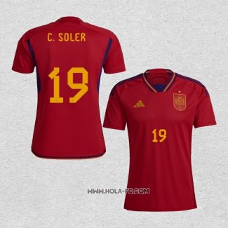 Camiseta Primera Espana Jugador C.Soler 2022