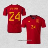 Camiseta Primera Espana Jugador Laporte 2022