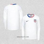 Camiseta Primera Estados Unidos 2024 Manga Larga