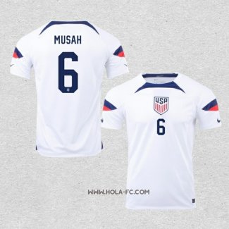 Camiseta Primera Estados Unidos Jugador Musah 2022