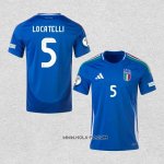 Camiseta Primera Italia Jugador Locatelli 2024-2025