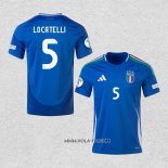 Camiseta Primera Italia Jugador Locatelli 2024-2025