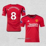 Camiseta Primera Manchester United Jugador B.Fernandes 2023-2024
