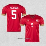 Camiseta Primera Serbia Jugador Veljkovic 2022