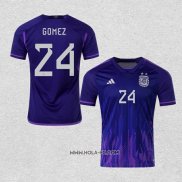 Camiseta Segunda Argentina Jugador Gomez 2022