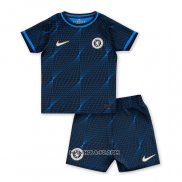 Camiseta Segunda Chelsea 2023-2024 Nino