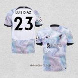 Camiseta Segunda Liverpool Jugador Luis Diaz 2022-2023