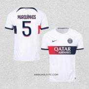 Camiseta Segunda Paris Saint-Germain Jugador Marquinhos 2023-2024