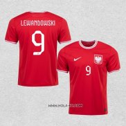 Camiseta Segunda Polonia Jugador Lewandowski 2022