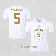 Camiseta Segunda Serbia Jugador Veljkovic 2022