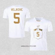 Camiseta Segunda Serbia Jugador Veljkovic 2022