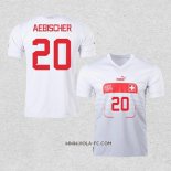 Camiseta Segunda Suiza Jugador Aebischer 2022
