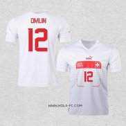 Camiseta Segunda Suiza Jugador Omlin 2022