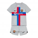 Camiseta Tercera Barcelona 2022-2023 Nino