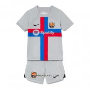 Camiseta Tercera Barcelona 2022-2023 Nino