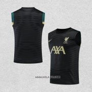 Camiseta de Entrenamiento Liverpool 2022-2023 Sin Mangas Negro