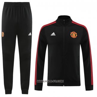 Chandal de Chaqueta del Manchester United 2023-2024 Negro