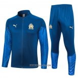 Chandal de Chaqueta del Olympique Marsella 2023-2024 Azul Oscuro