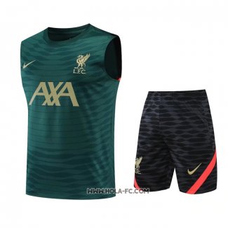 Chandal del Liverpool 2022-2023 Sin Mangas Verde