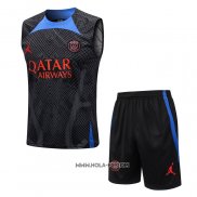 Chandal del Paris Saint-Germain Jordan 2022-2023 Sin Mangas Negro