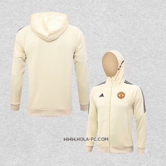 Chaqueta con Capucha del Manchester United 2023-2024 Amarillo