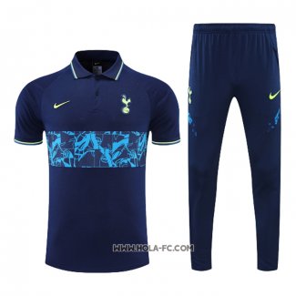 Conjunto Polo del Tottenham Hotspur 2022-2023 Azul Oscuro