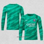 Camiseta Paris Saint-Germain Portero 2023-2024 Manga Larga Verde