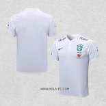 Camiseta Polo del Brasil 2022-2023 Blanco