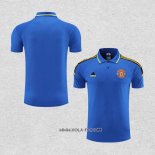 Camiseta Polo del Manchester United 2022-2023 Azul