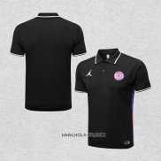 Camiseta Polo del Paris Saint-Germain Jordan 2022-2023 Negro