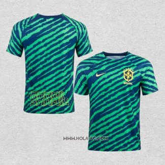 Camiseta Pre Partido del Brasil 2022 Verde