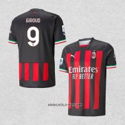 Camiseta Primera AC Milan Jugador Giroud 2022-2023